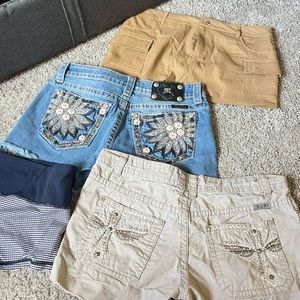 MISS ME JEAN BLING SHORTS